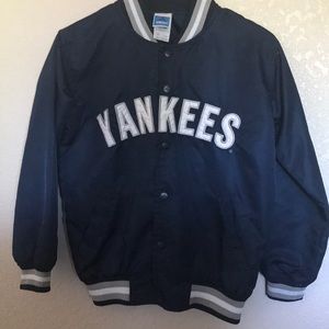 Yankees bomber jacket with nylon